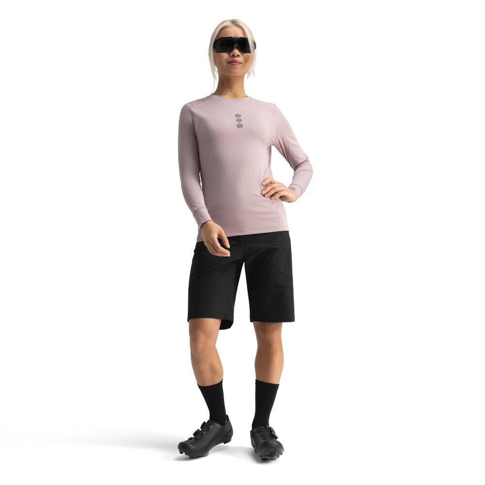Camiseta de gravel manga larga mujer ciclismo Altiplano Morado 3/7