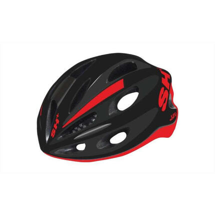 Kask rowerowy SH+ SHAKE JUMP czarny/czerwony XS-S