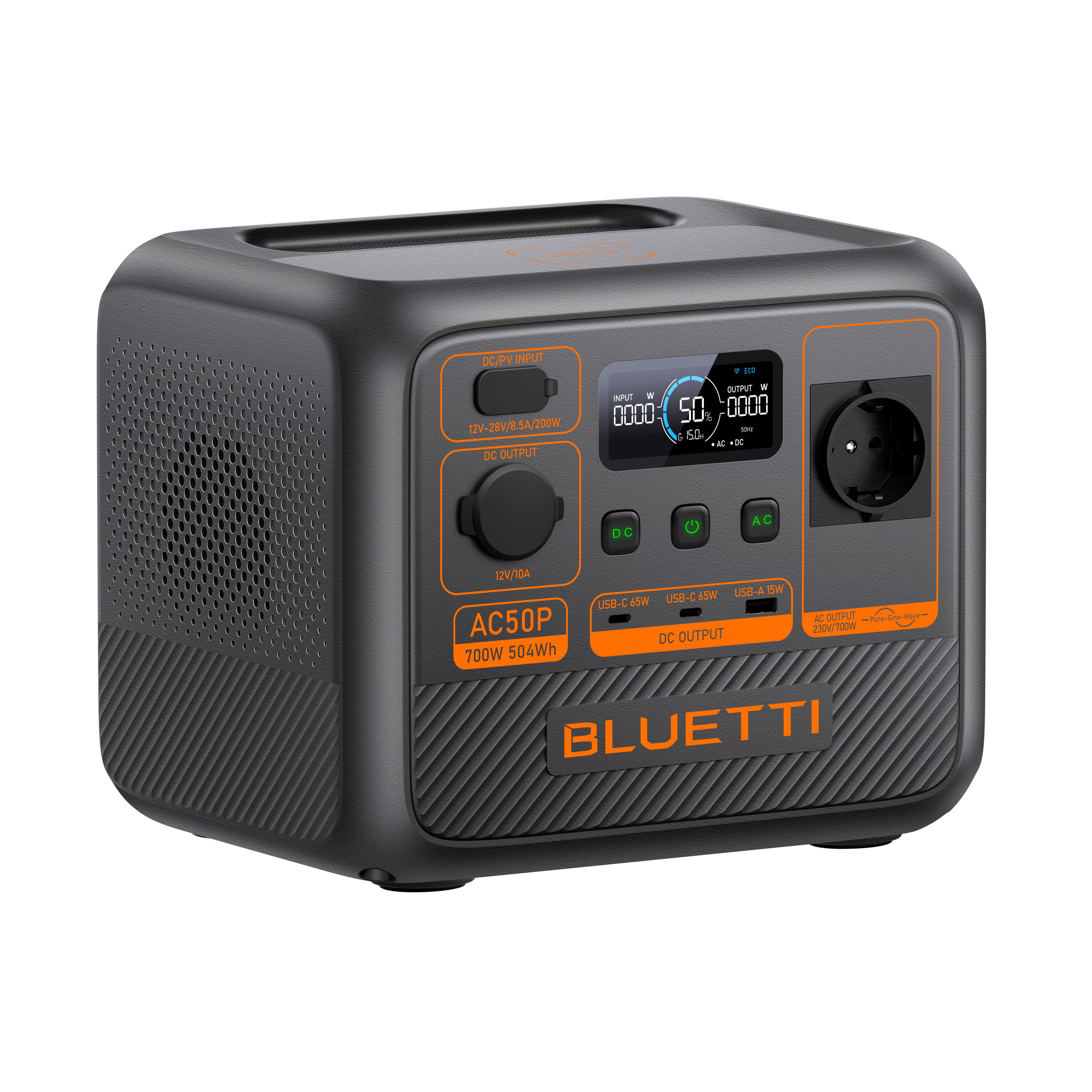 Kit station électrique BLUETTI AC50P avec panneau solaire 220 W 4/6
