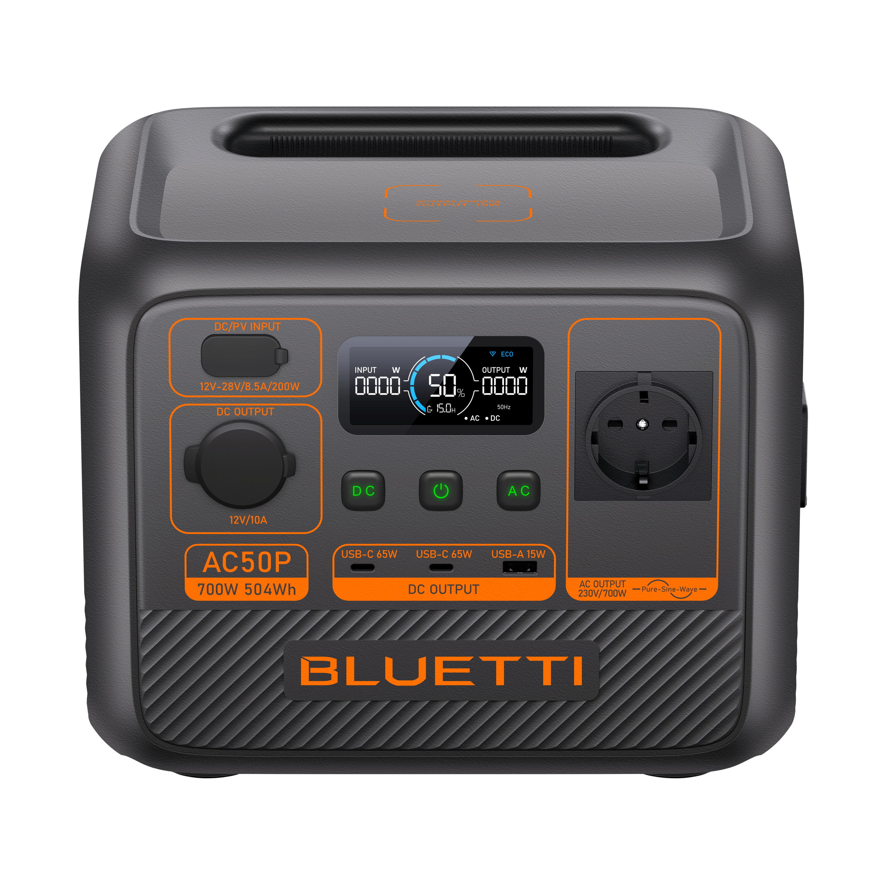 Kit station électrique BLUETTI AC50P avec panneau solaire 220 W 3/6
