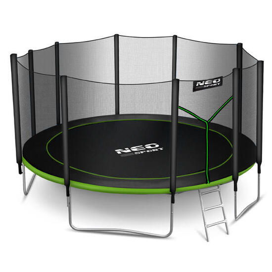 Trampolina ogrodowa z siatką zewnętrzną Neo-Sport 465 cm 15ft