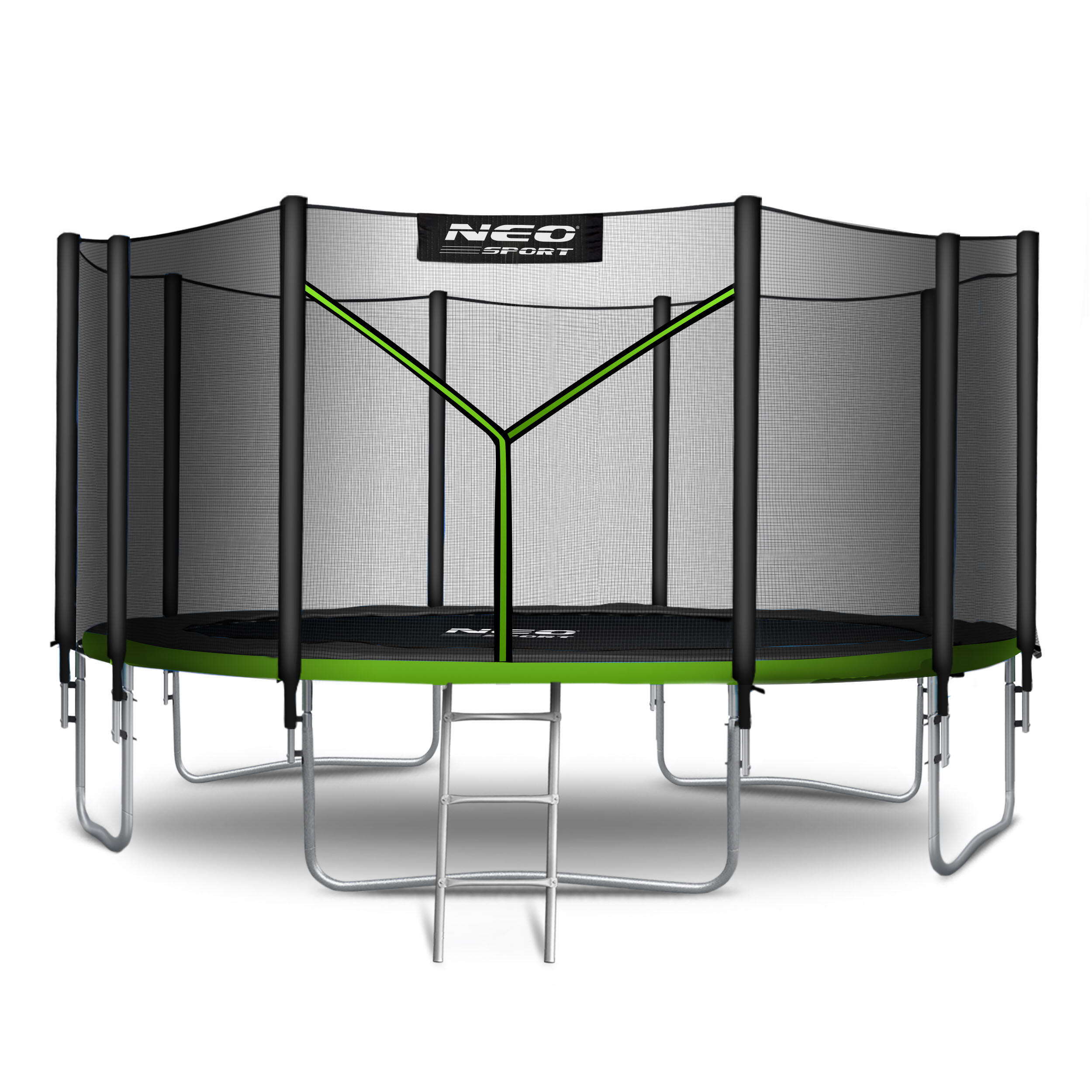 Trampolina ogrodowa z siatką zewnętrzną Neo-Sport 465 cm 15ft 2/7
