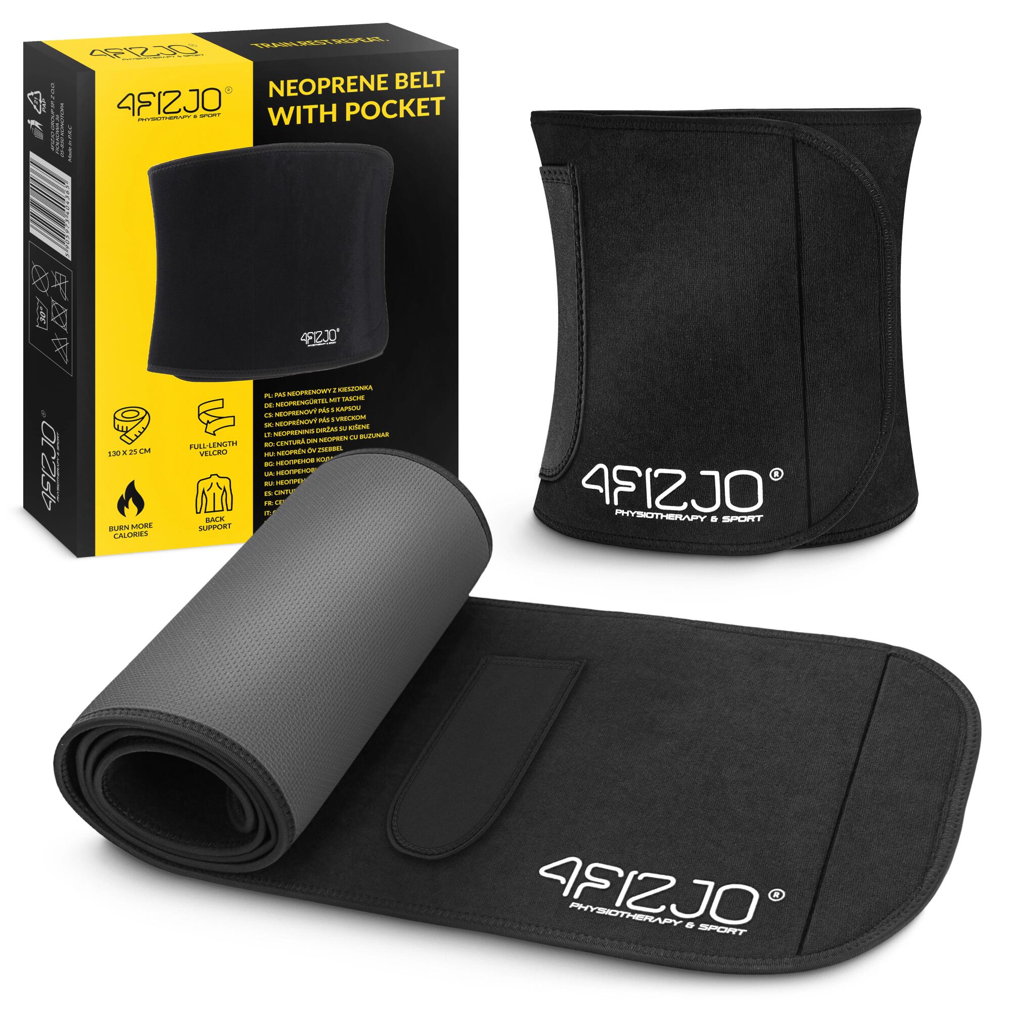 4FIZJO Neoprenový pás na břicho s kapsou 4FIZJO