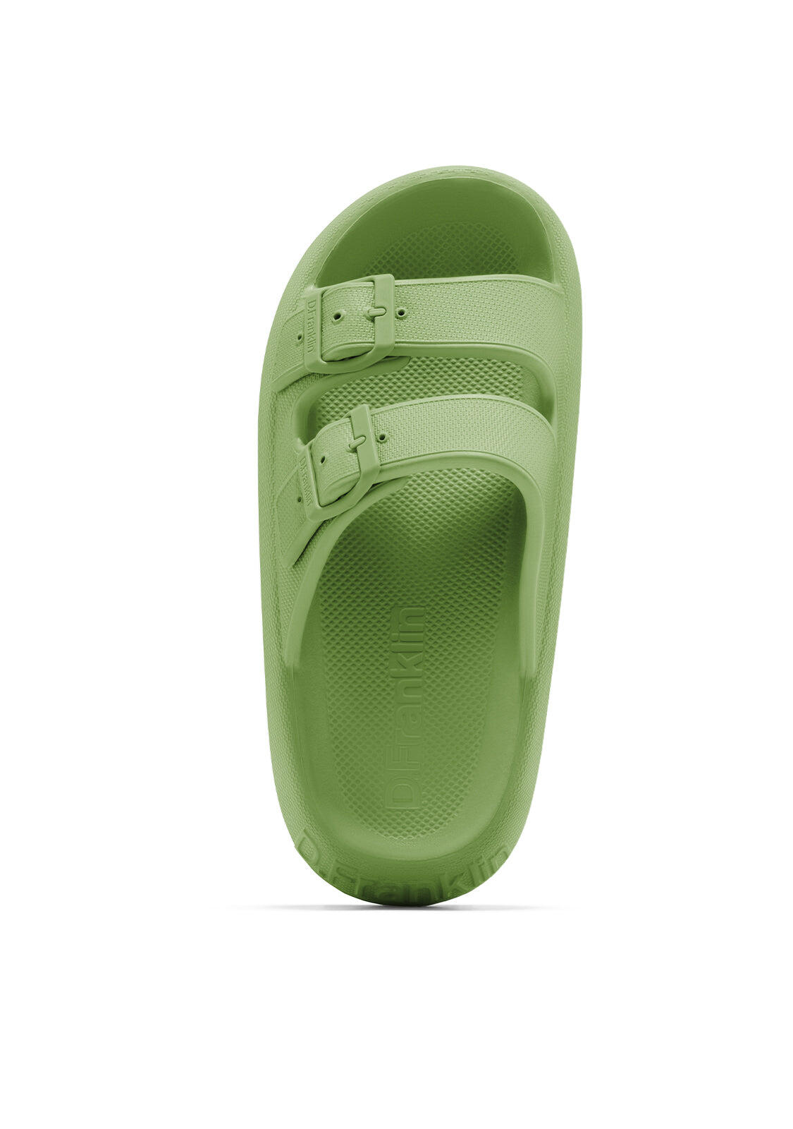 Tongs D.franklin modèle DFSH334001-OLIV pour femmes 4/5