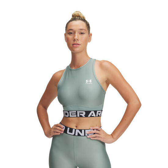 Top treningowy damski Under Armour Heat Gear Rib Tank