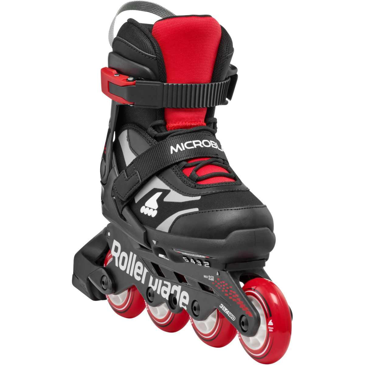 Rolki Rollerblade Microblade Black Red Fitness Rekreacja Dla dzieci 5/7