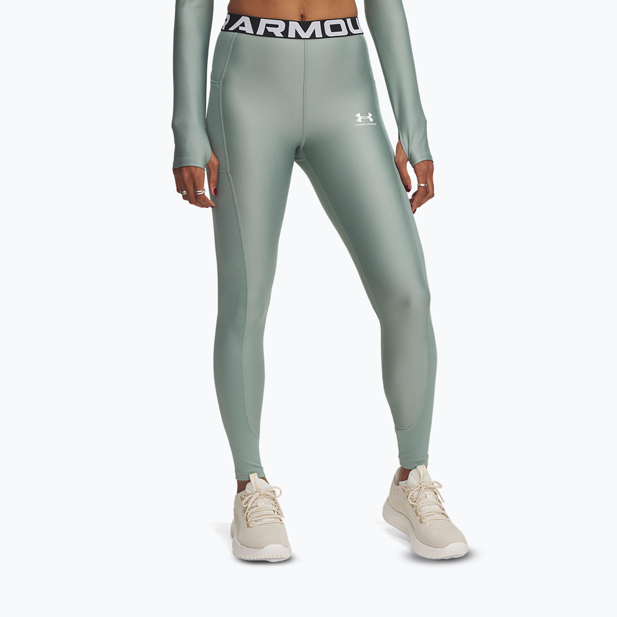 Legginsy damskie Under Armour HeatGear Rib 4/4