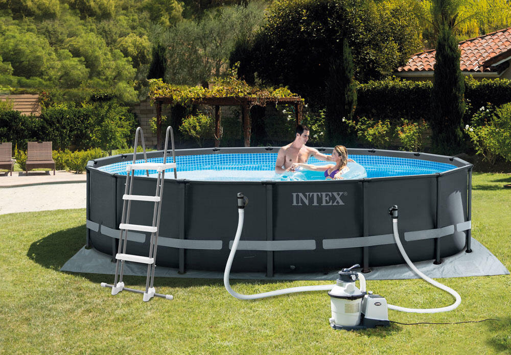 PISCINE TUBULAIRE RONDE INTEX ULTRA XTR FRAME 4,88 X 1,22 M 3/8