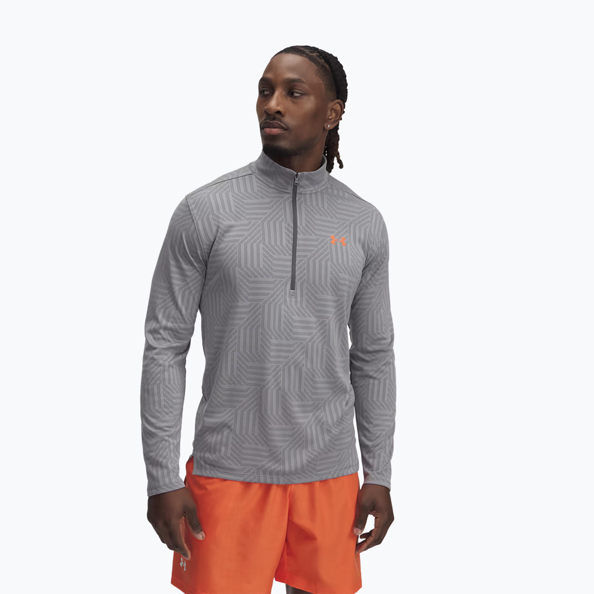 Longsleeve treningowe męskie Under Armour Tech Vent Geotessa 1/2 Zip 4/4