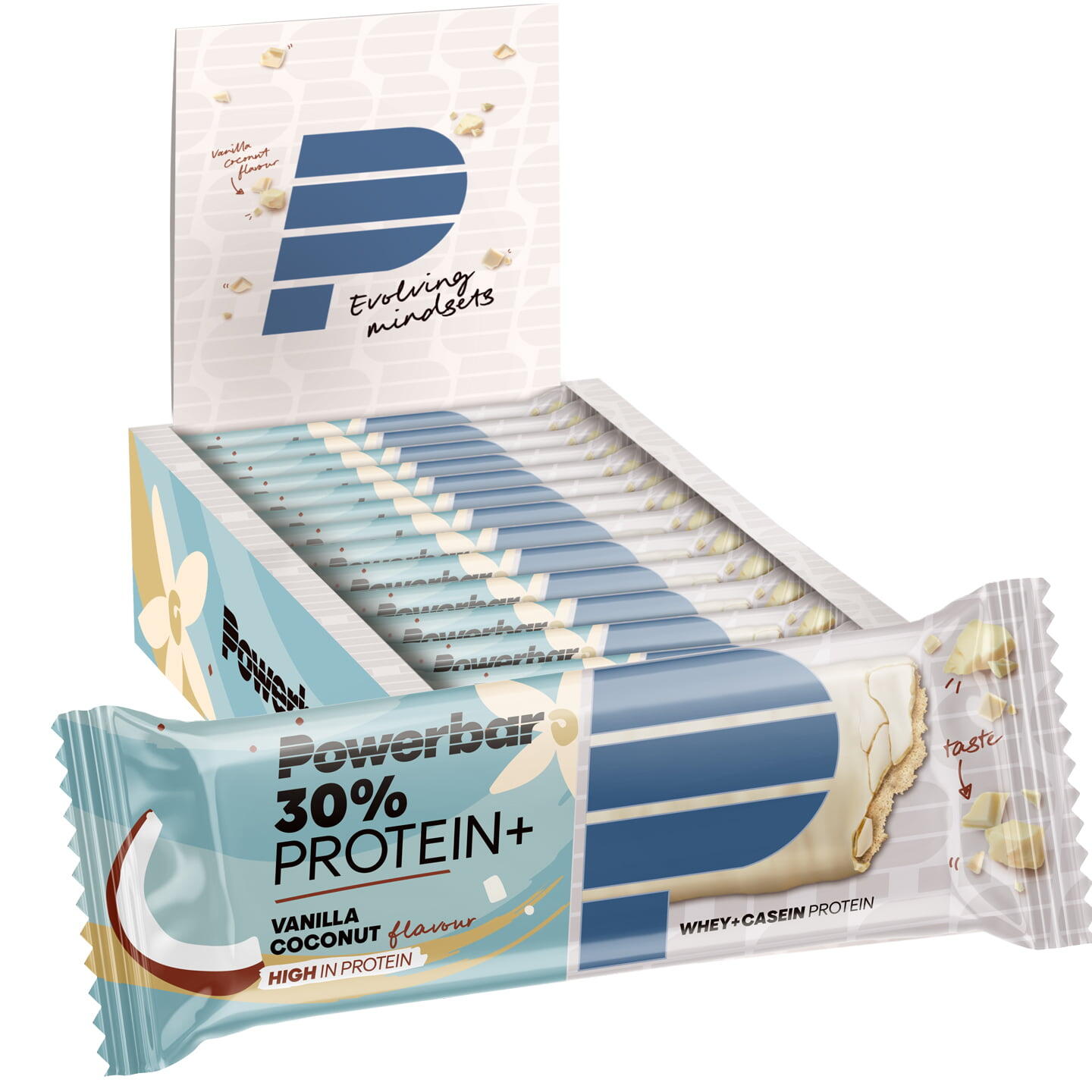 Eiwitrepen - Eiwit Plus Reep 30% (15x55g) - Kokosnoot Vanille 3/4