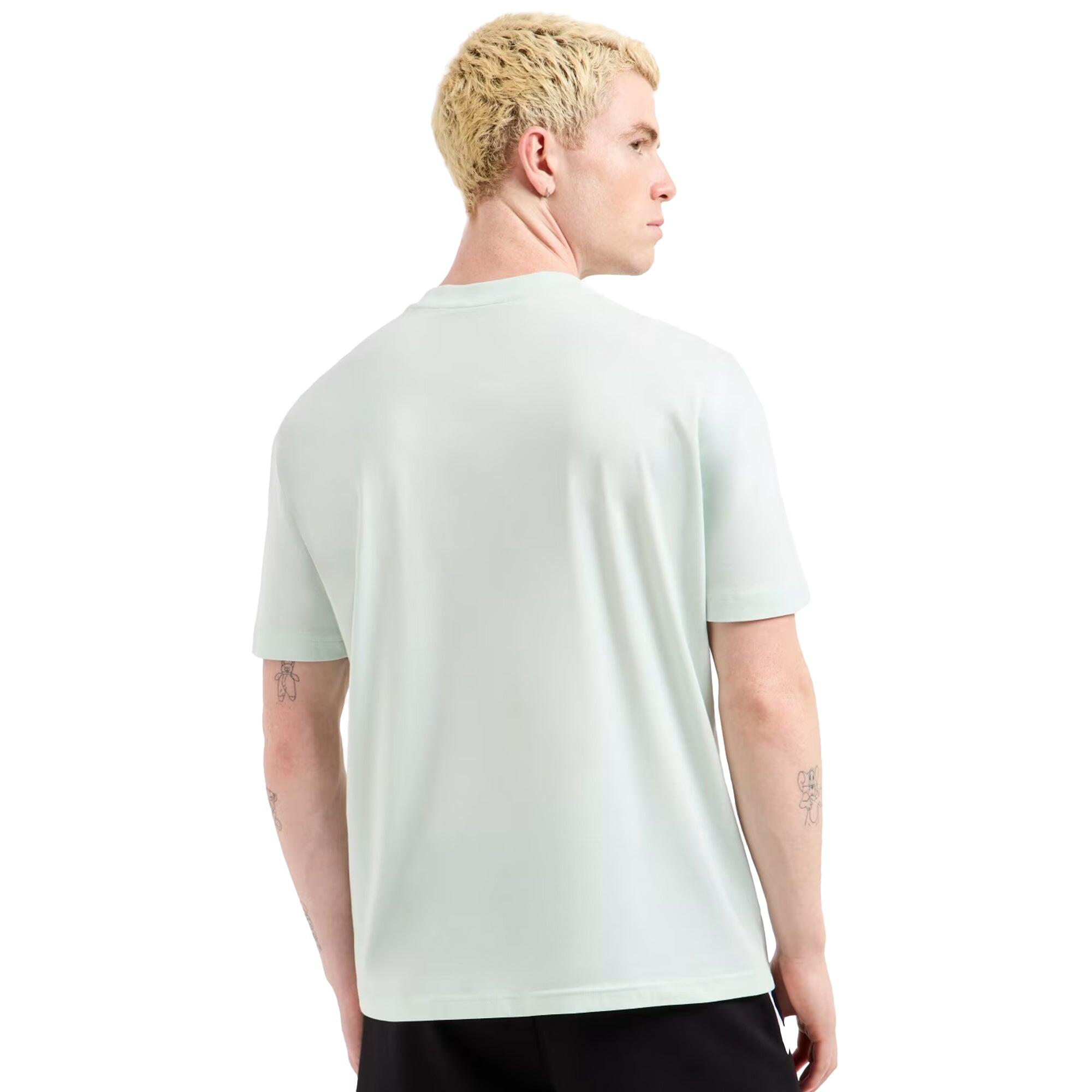 Visibility 7 Lines T-Shirt Pale Blue Mint 4/4