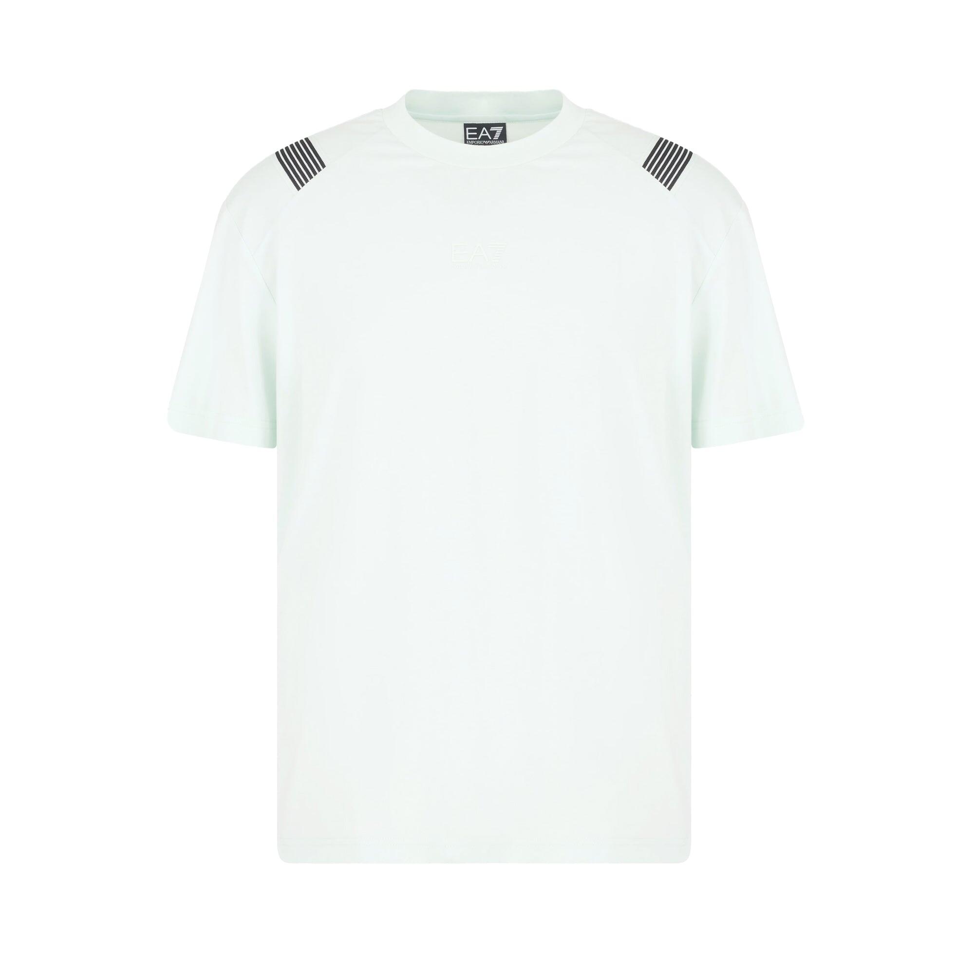 Visibility 7 Lines T-Shirt Pale Blue Mint 1/4