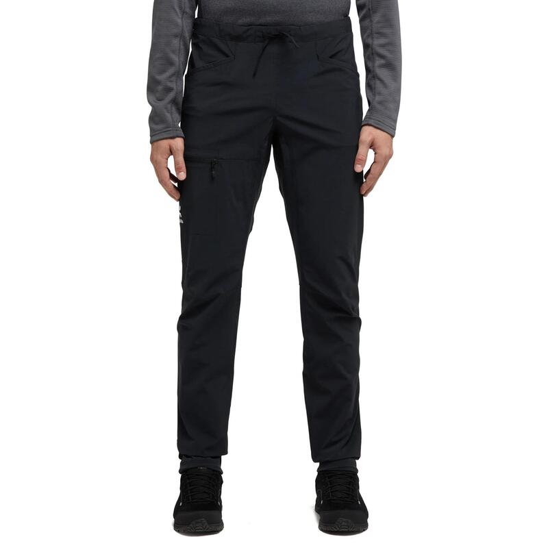 Pantalon Haglöfs Roc Lite Slim bărbați, negru, extensibil