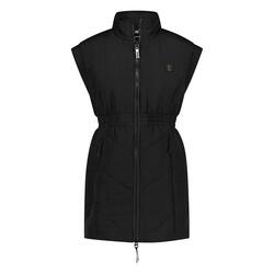 Gilet Long Femme – Coupe-Vent Léger & Ultra Confort – Noir – MERYL_
