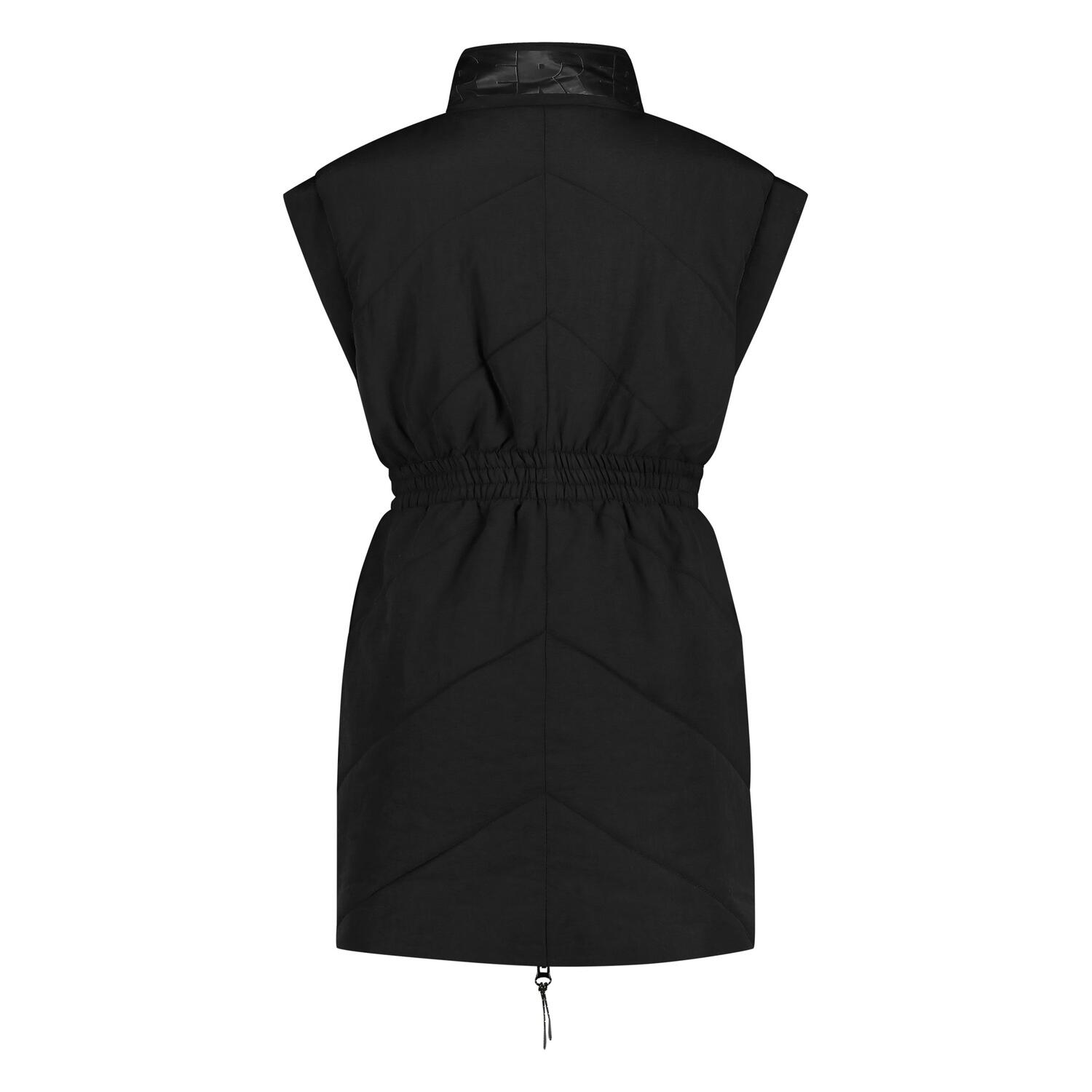 MERYL_ – Gilet lungo donna – Nero – Antivento – Leggero – Senza maniche 4/6