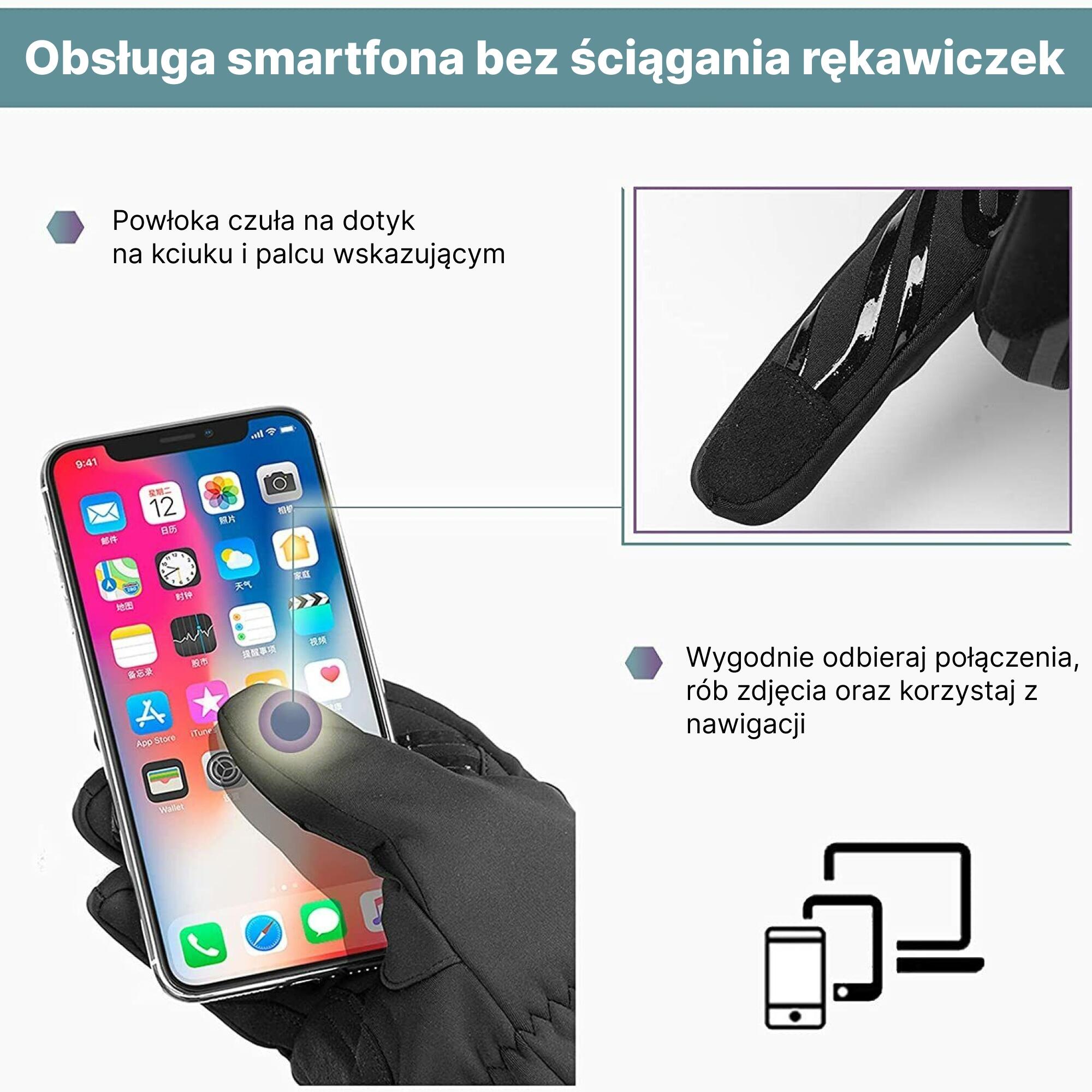 Rękawiczki rowerowe Rockbros 1614024000 4/6