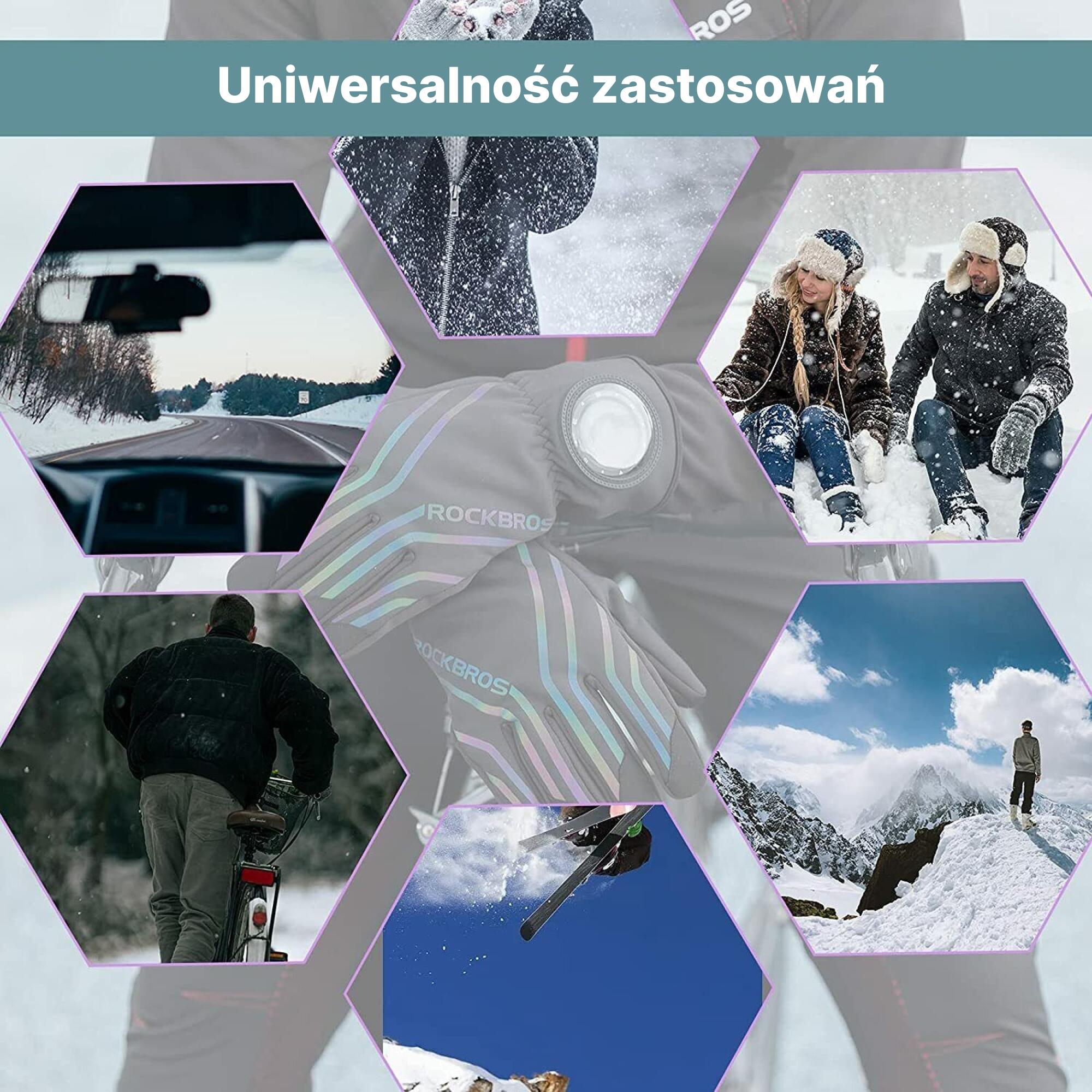 Rękawiczki rowerowe Rockbros 1614024000 6/6