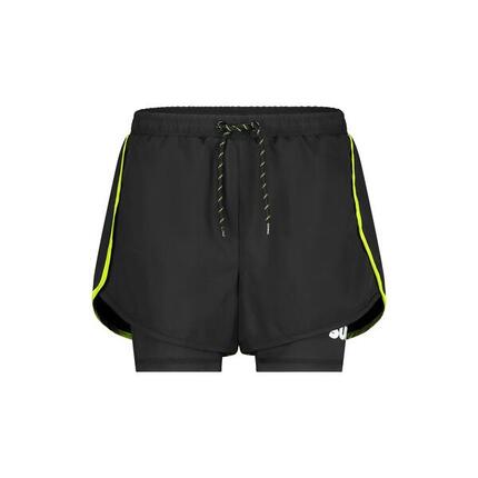 Damen Performance Shorts – Atmungsaktiv & Flexibel – Schwarz – INGRID_