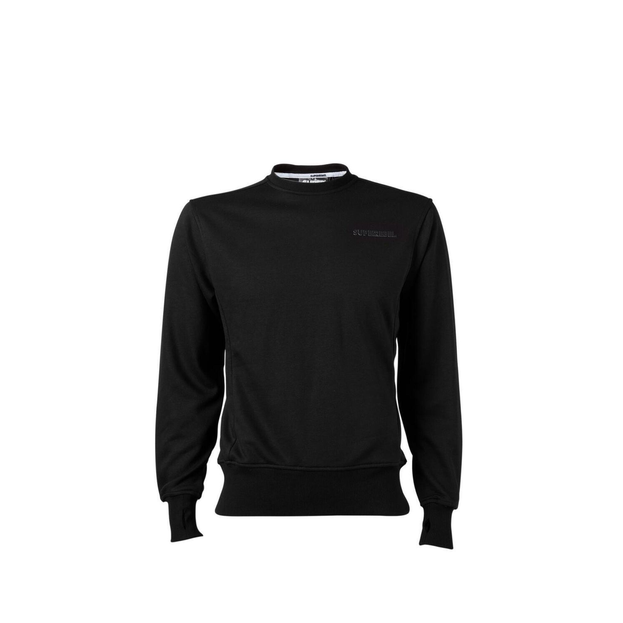 Superrebel Gear - Sweatshirt Homme Regular Fit – Confort Thermique & Respirabilité – Noir – Rocco_ - Pull - Noir - 48 Xl - Decathlon
