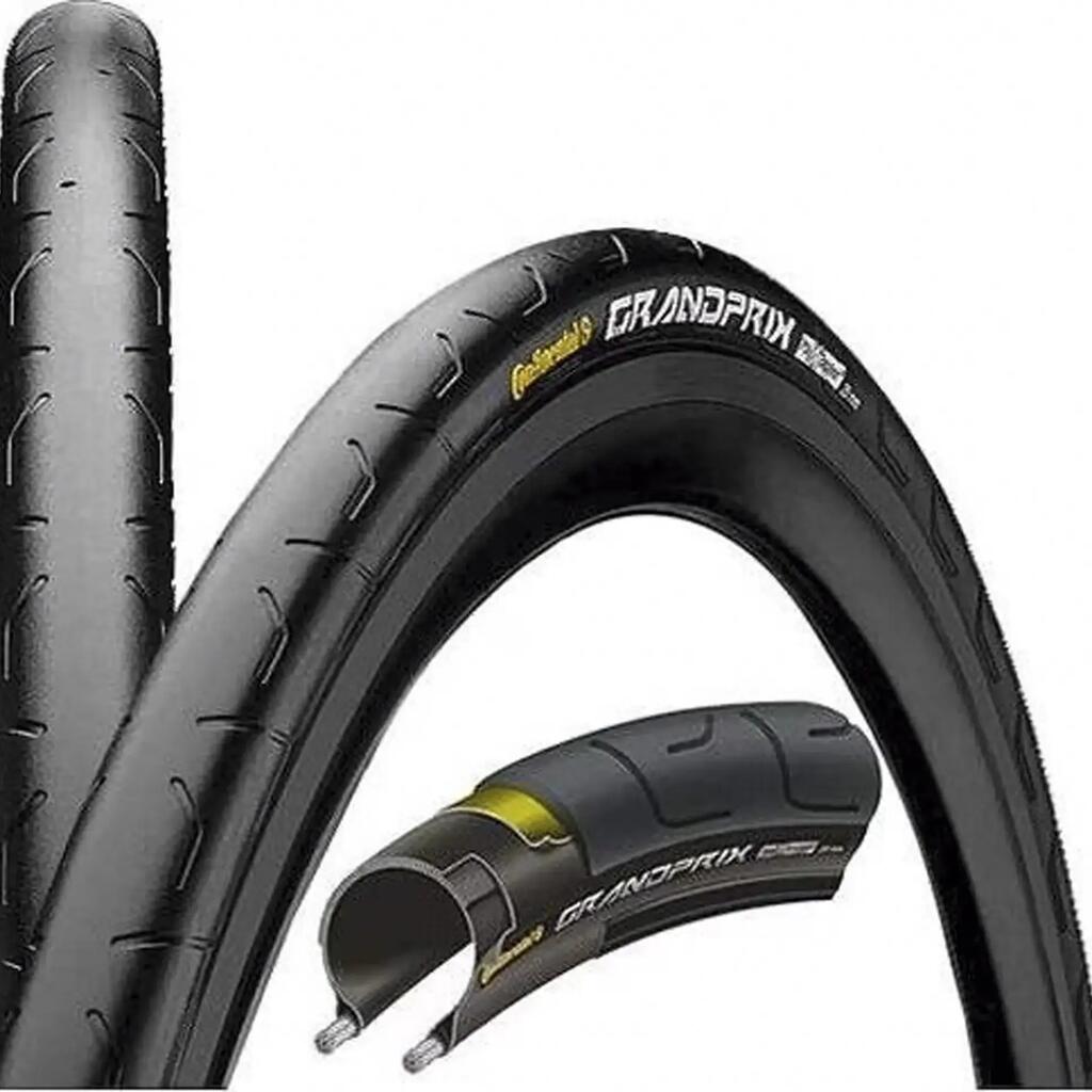 Continental Grand Prix 700 x 23 Black-Black 180ft Ts (23-622) Road Tire