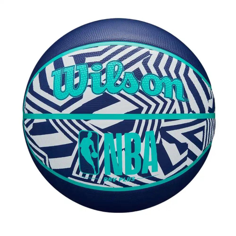 NBA DRV Plus Dazzle Geo Basketball (Navy Blue/Blue) 7