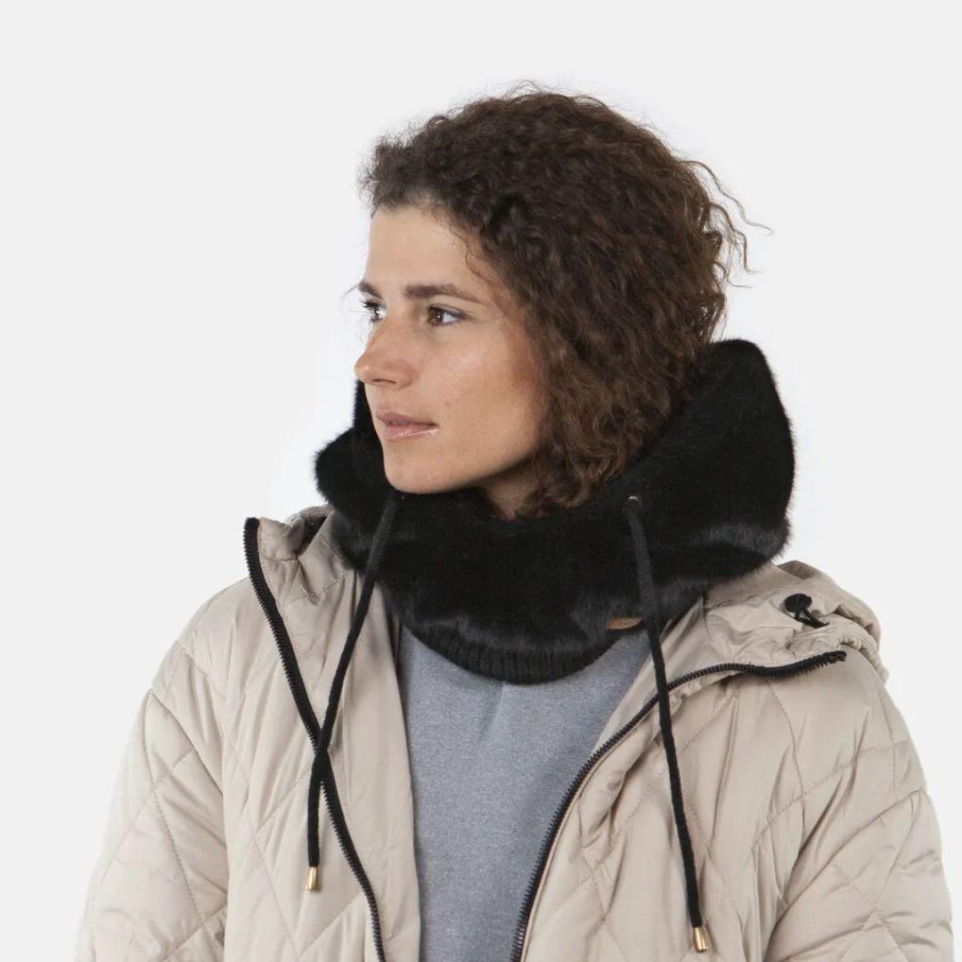 Barts Eliess Hood donna nero 3/3