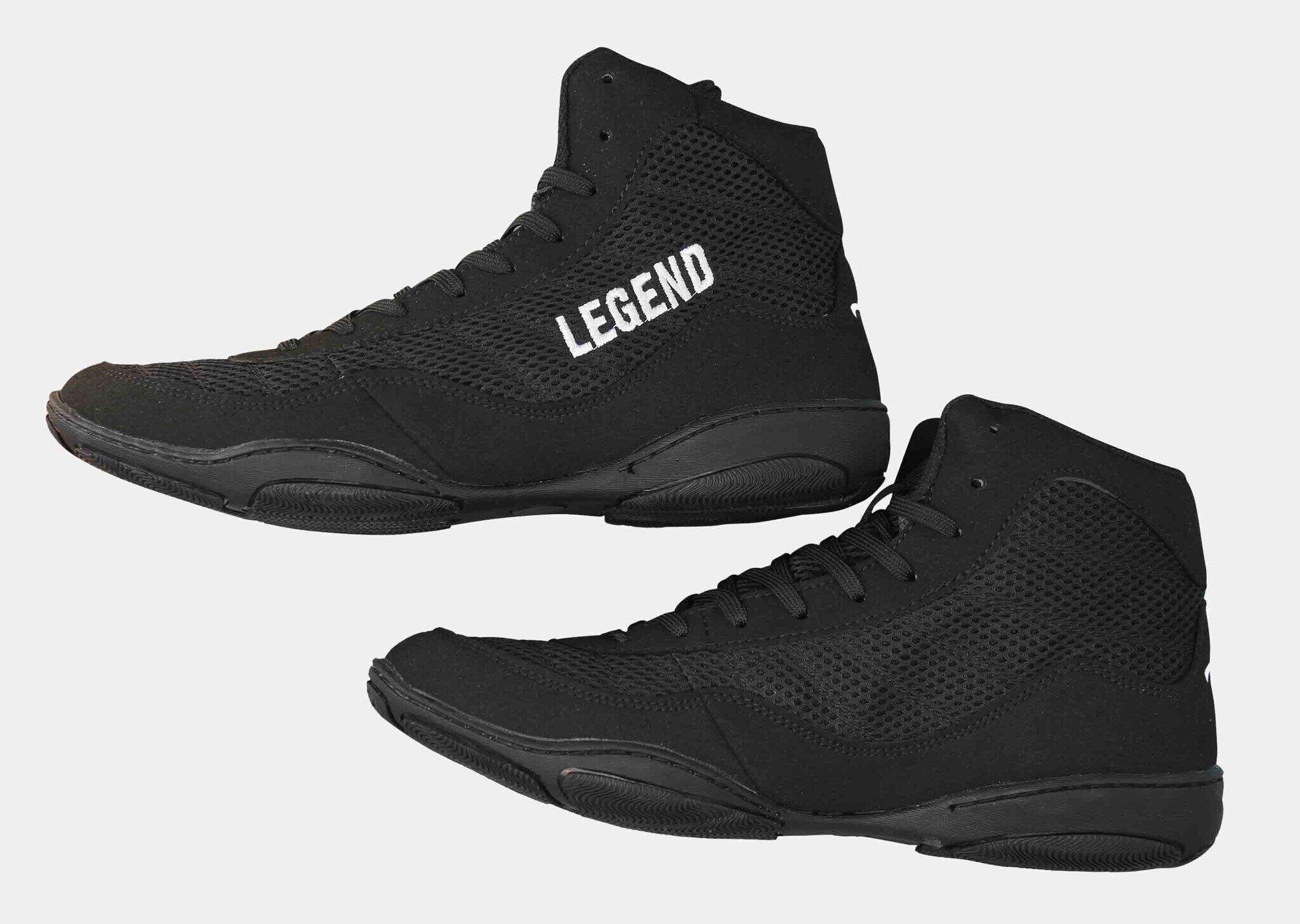Boksschoenen, Krav Maga- Fitness- Worstelschoenen Suede Mesh 3/5
