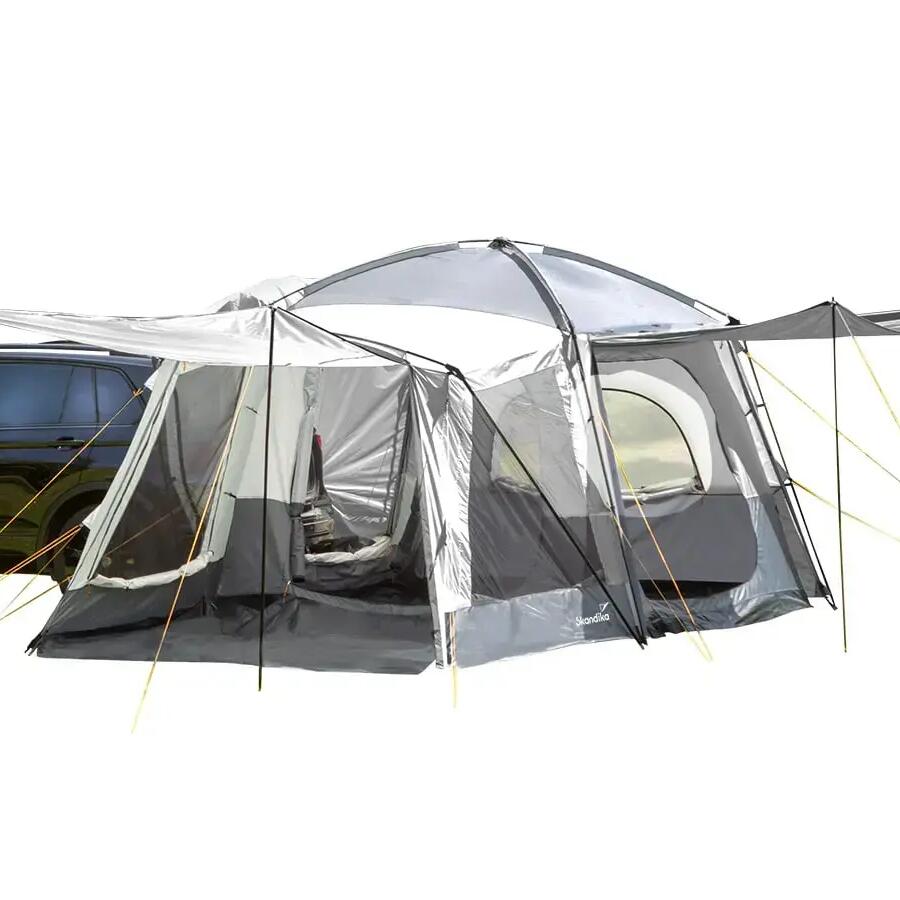 Pitea XL Cross Tailgate Tent – Free-Standing Car Tent - 4-Person Cabin