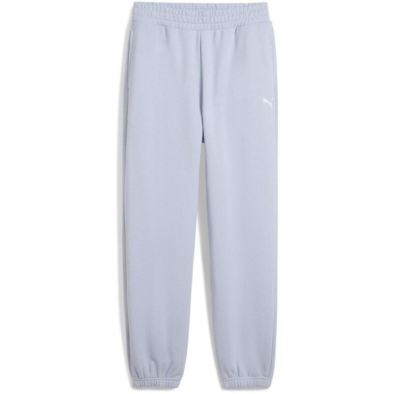 Pantaloni femei Puma Wardrobe Ess Relaxed Sweatpants Tr Cl, Albastru