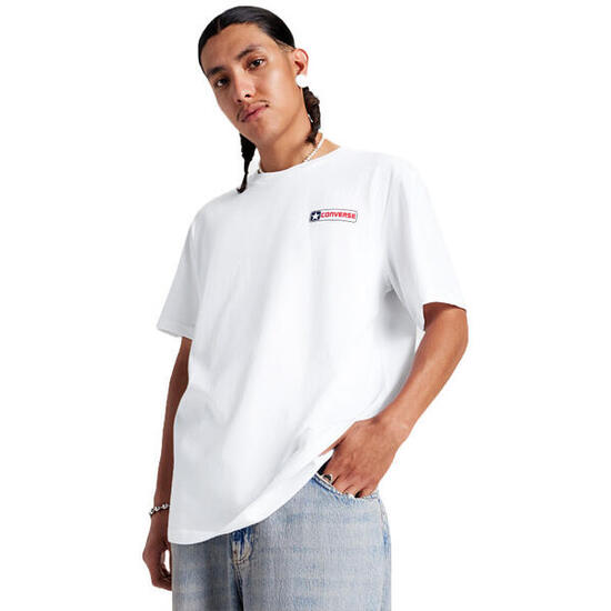 T-Shirt Converse Con T-shirt M Con Box Star Tee, Weiß, Herren