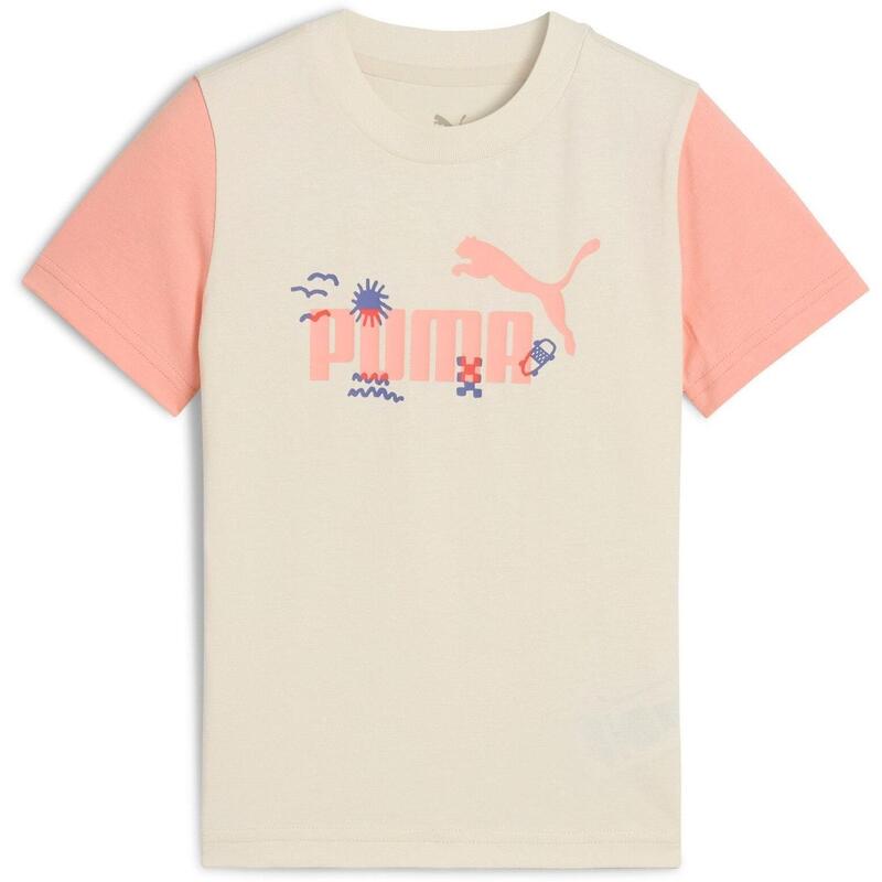 Tricou copii Puma Sandy Adventures Tee Ps, Bej