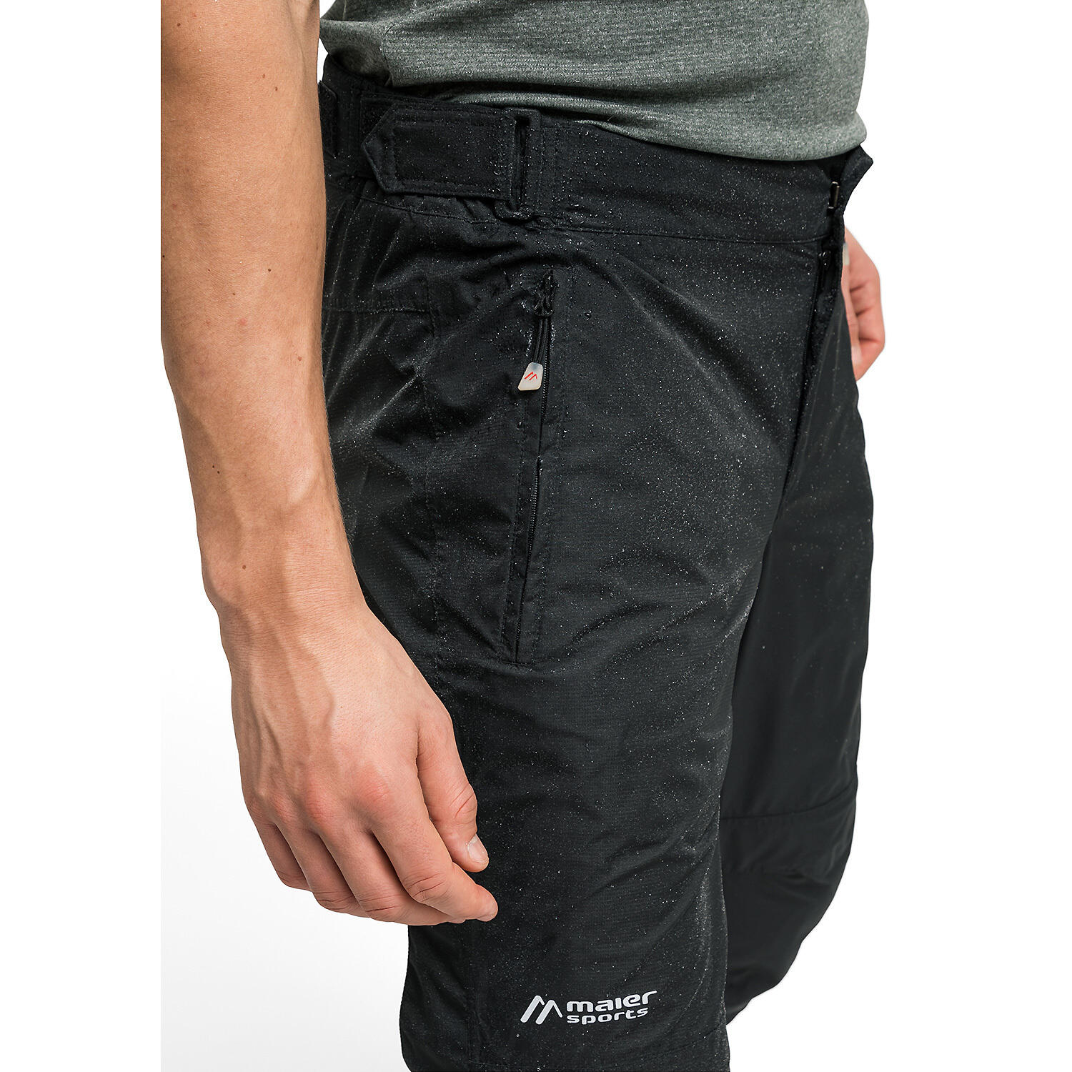 Maier Sports Raindrop M Pants Black Regular 10/11