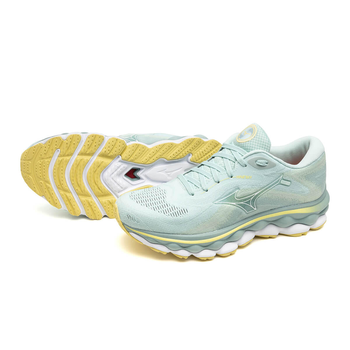 Chaussures de course Mizuno Wave Sky 7 Bleu 6/7