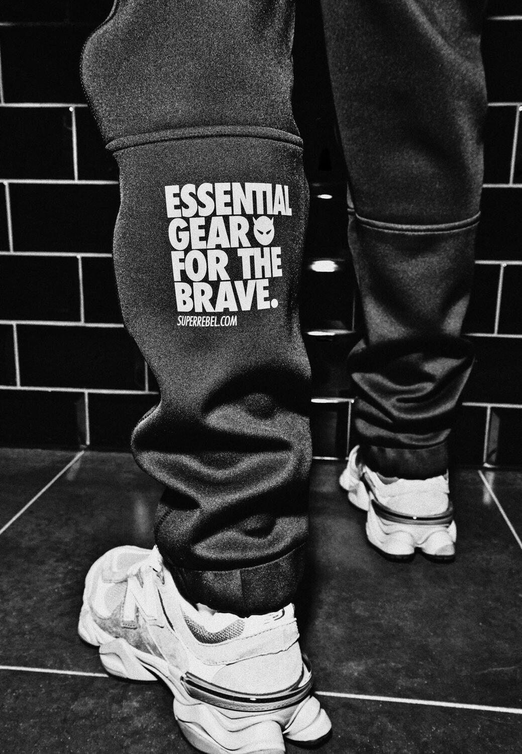 Heren - Joggingbroek dunne stof Nigel - Donkergrijs gemêleerd Heren - Joggingbroek dunne stof Nigel - Donkergrijs gemêleerd