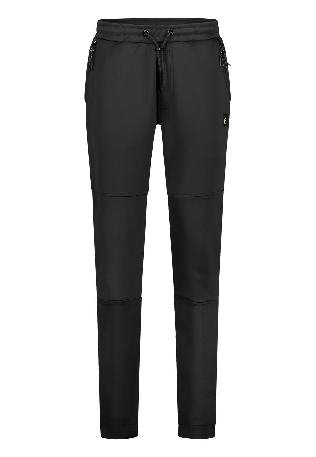 ROBERT_ – Pantaloni jogging uomo – Nero – Elasticizzati – Traspiranti – Con zip 4/7