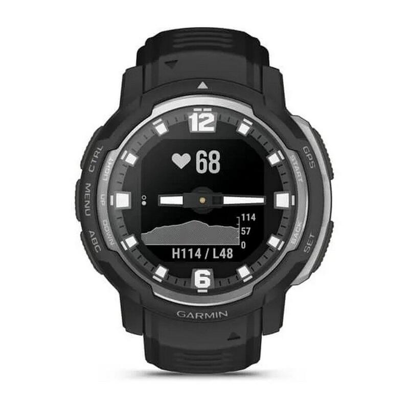 Montre connectée Sans genre Garmin Instinct® Crossover Argenté
