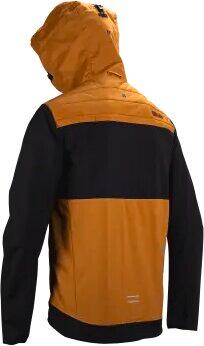 Giacca MTB Trail 3.0 antivento con cappuccio regolabile Marrone Uomo 2/7