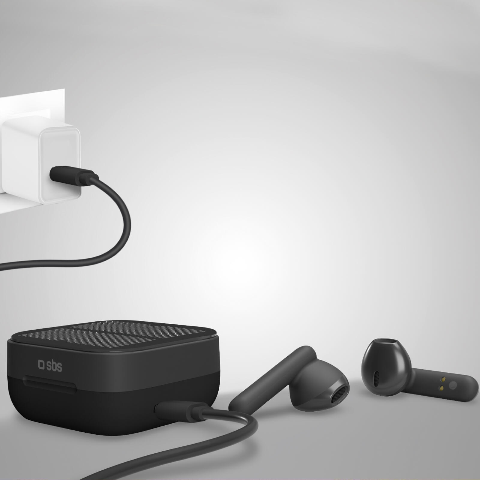 Solar Twin Kobo – Écouteurs TWS avec base pour charge standard et solaire 4/4