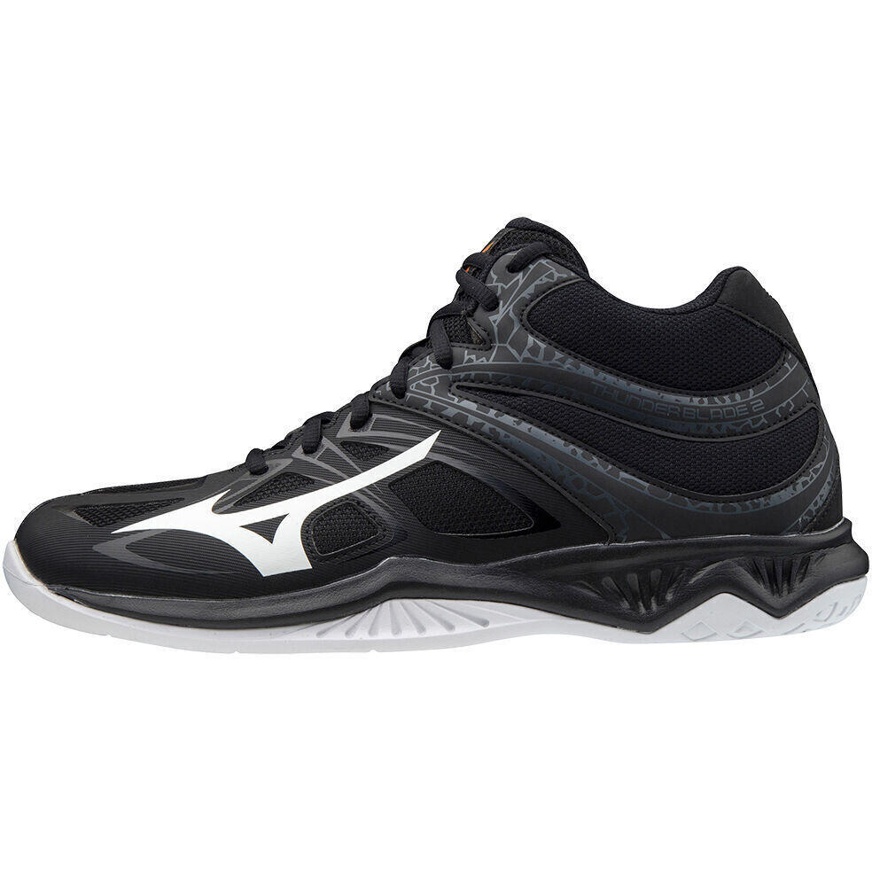 Calçado Mizuno Thunderblade 2 Mid, Preto, Unissex