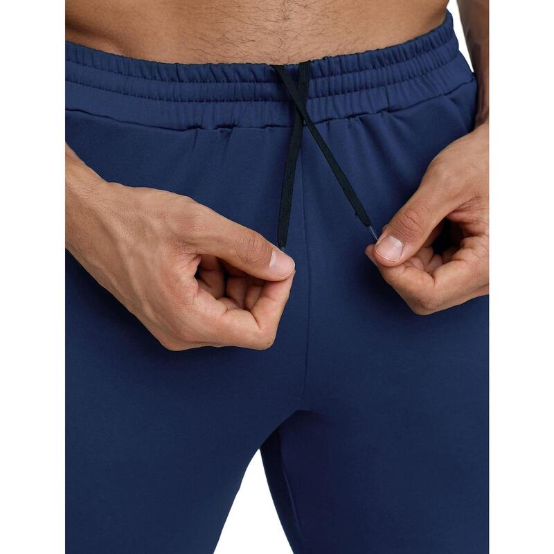 Pantalon De Survêtement TCA Rapid Homme - Coupe Fuselée Quickdry Avec Poches Zippées Pour Sport