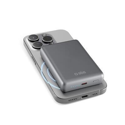 Power Bank per con ricarica wireless da 10000 mAh compatibile MagSafe
