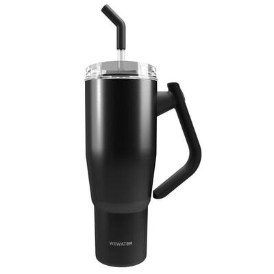 Tazza Tumbler Termica in Acciaio da Viaggio 950 ml con Cannuccia