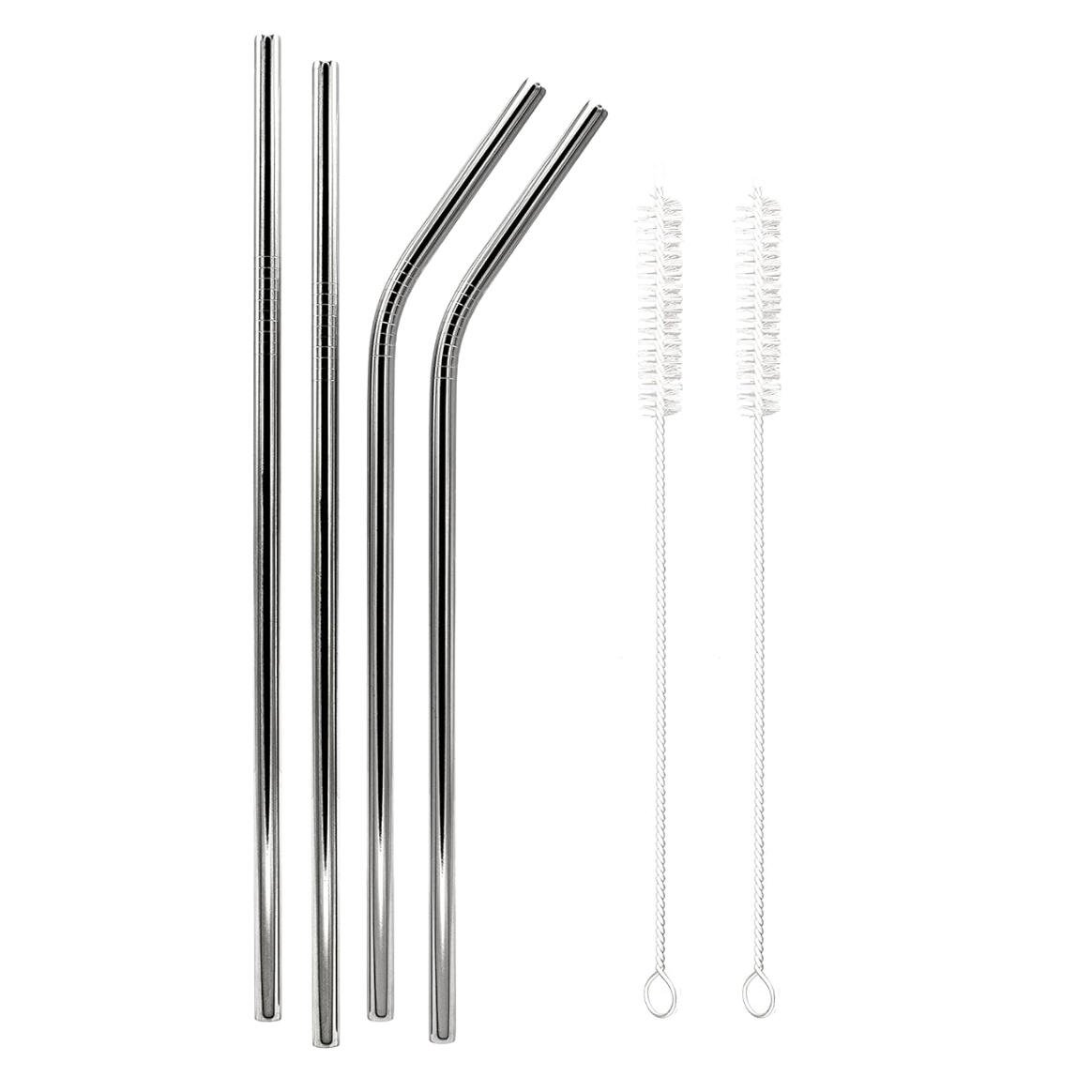 WE WATER Cannucce in Acciaio Riutilizzabili per Bevande WEWATER - Set da 4pz