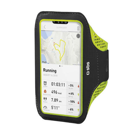 Brassard de course XXXL pour smartphones jusqu'à 6,7" avec fenêtre tactile