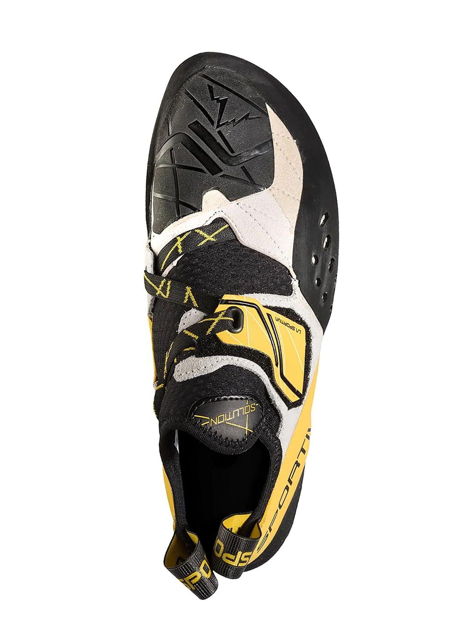 Kletterschuh La Sportiva Solution weiß/gelb XS Grip2 7/7