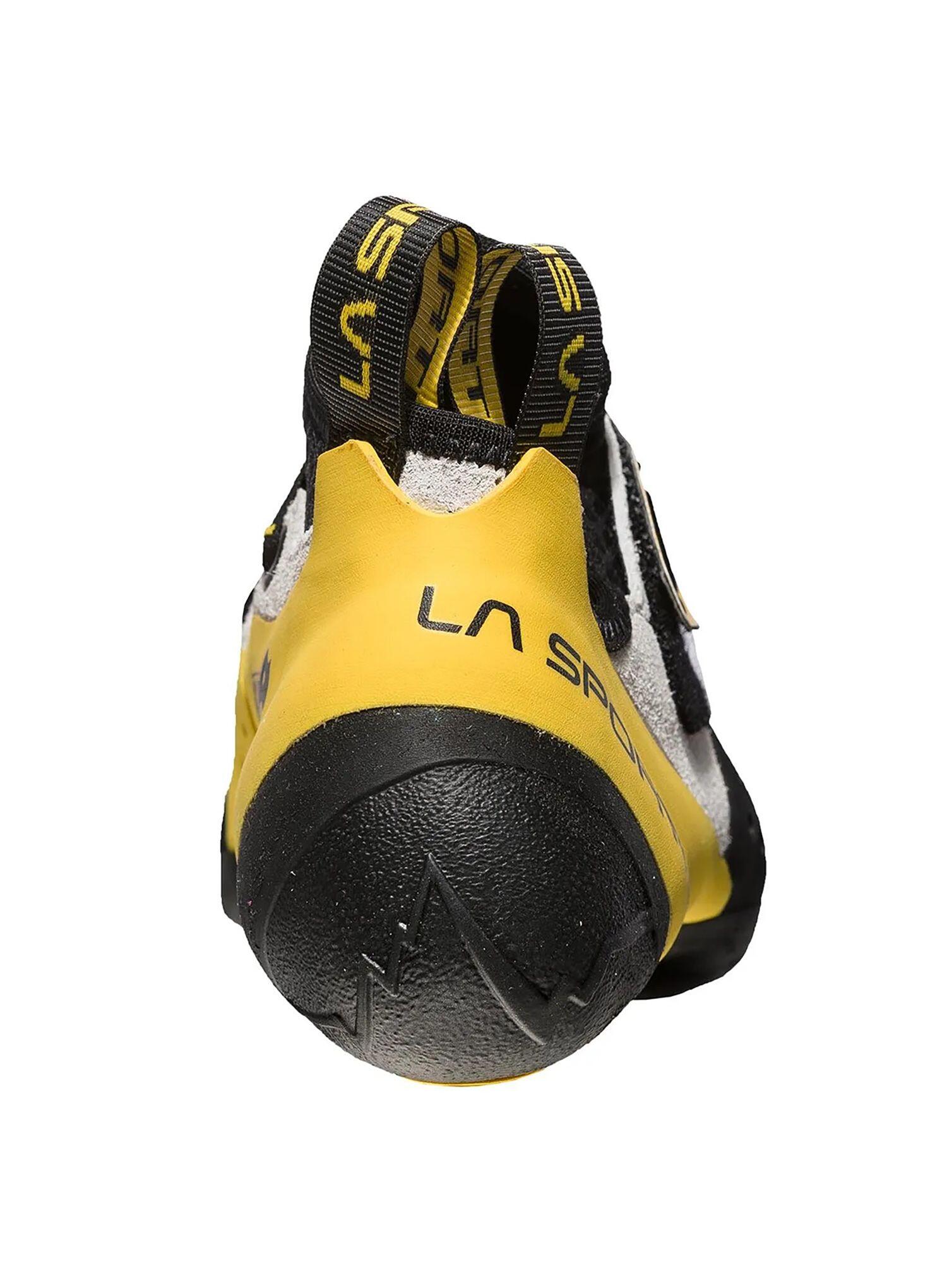 La Sportiva Solution zapatilla de escalada hombre blanco/amarillo suela XS Grip2 6/7