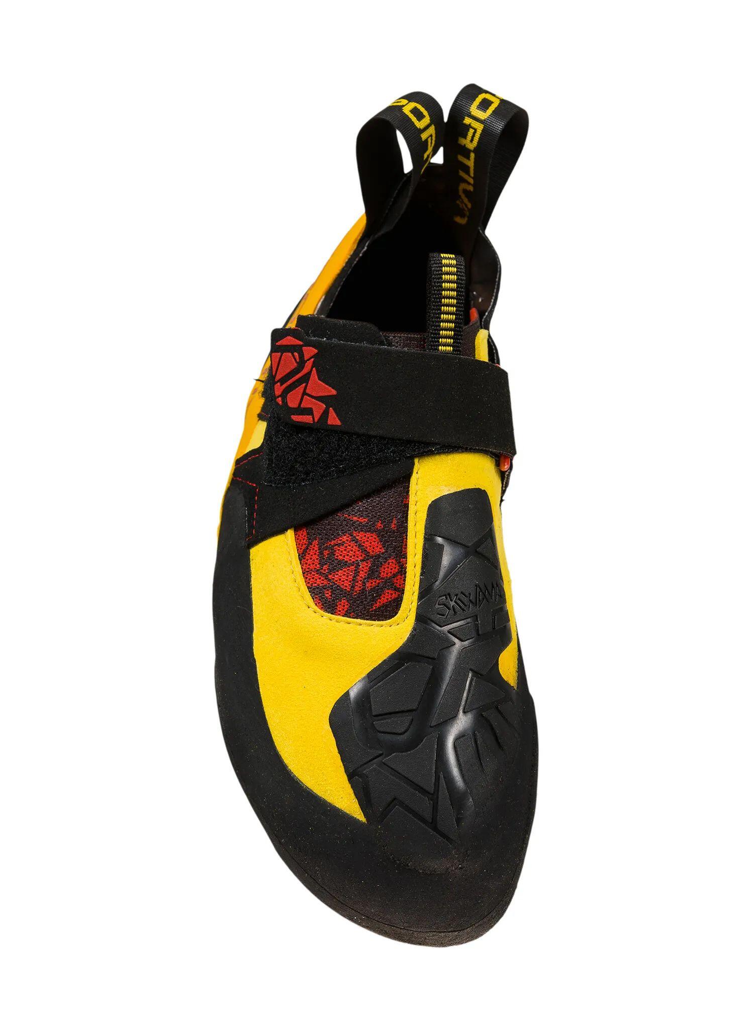 Kletterschuh La Sportiva Skwama Schwarz Gelb Vibram XS Grip2 S-Heel Wildleder 3/6