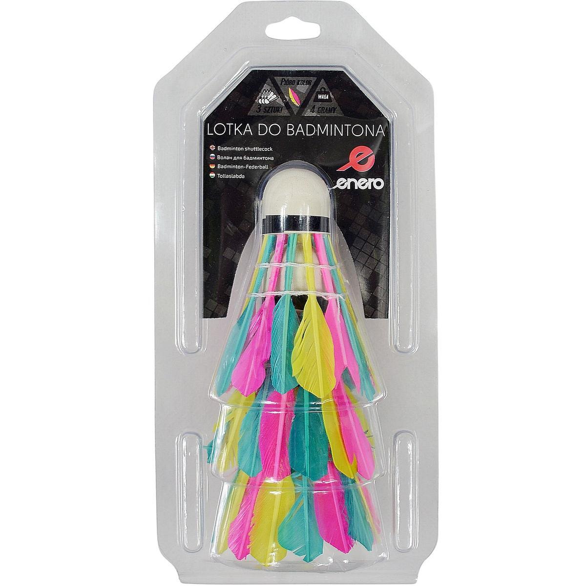Lotka badminton z piór zestaw 3 sztuk Enero 7/7
