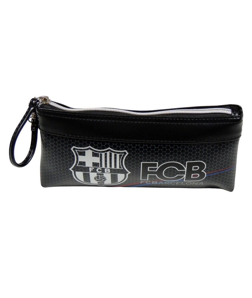 Estuche Escolar FC Barcelona Negro 3/4