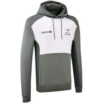 Kap bentley motorsport team hoodie, grijs, mannen